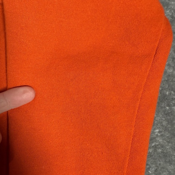 Vintage Jerzees Sweatshirt Women's XL‎ Orange Halloween Boo Ghost Grandma Granny - Picture 8 of 10